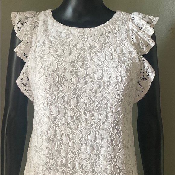 London Times Ivory Lace Dress - Picture 4 of 13